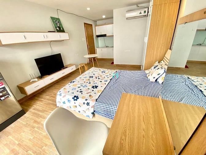 Hình ảnh Cho thuê căn Studio full gần Đại Học Công Nghiệp Thực Phẩm Tp HCM