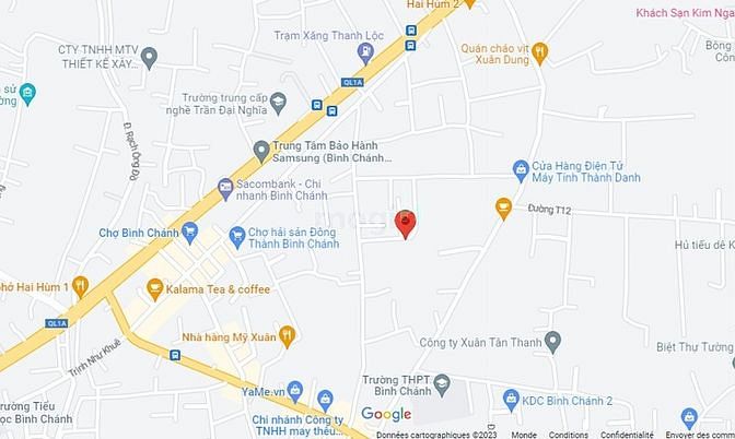 Hình ảnh Bình Chánh, Bán đất thổ cư Đinh Đức Thện, DT 12x20m 300m2, Chỉ 4.3tỷ