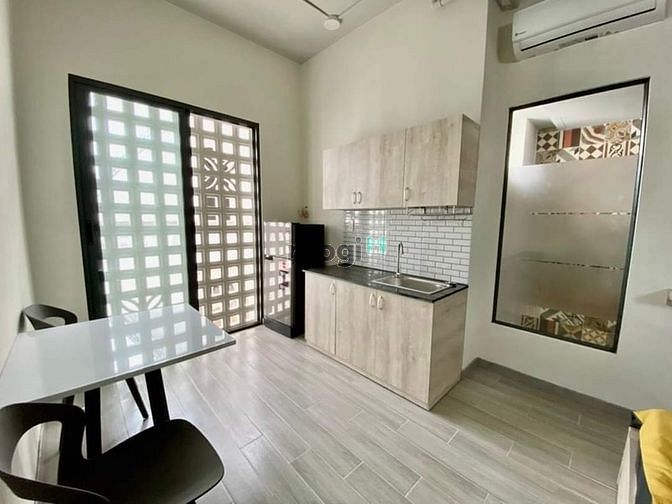 Hình ảnh 🌈Phòng Studio Full nội thất Quận 3, bancol cửa sổ thóang mát