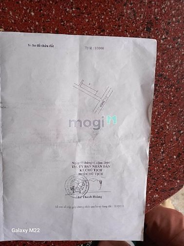 Hình ảnh BÁN ĐẤT MẶT TIỀN DT 712 full thổ cư