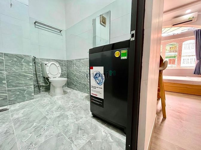 Hình ảnh Mb6623 nạp rút nhanh chóng mới 100% full nt - máy giặc riêng - ban công - gần CV Thỏ Trắng
