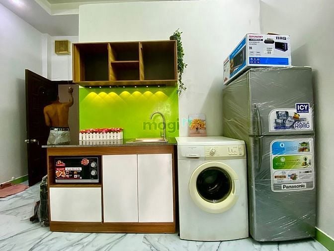 Hình ảnh ❌❌1pn có ban công mới 100% full nội thất