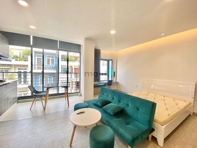 Hình ảnh CHDV full nội thất cao cấp bancolny_View kính ngay cầu Nguyễn Văn Cừ