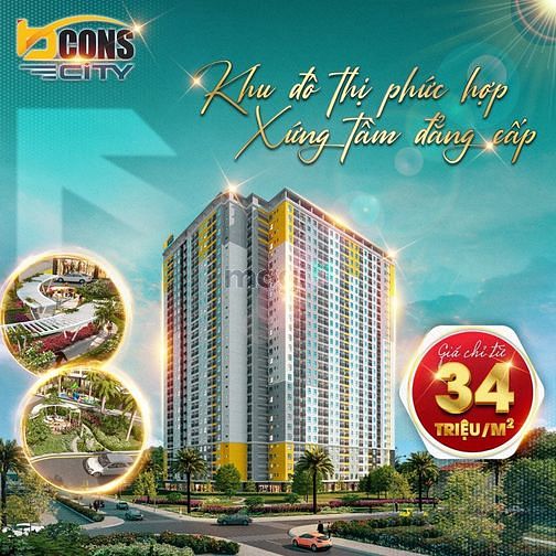 Hình ảnh Siêu hot - Độc nhất 2 căn siêu đẹp dự án Bcons City tháp Green Topaz