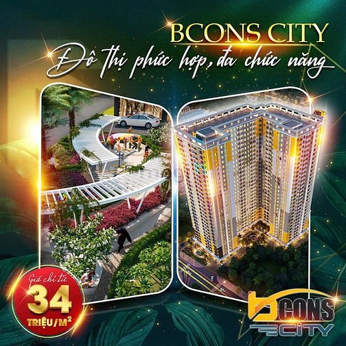 Hình ảnh Siêu hot - Độc nhất 2 căn siêu đẹp dự án Bcons City tháp Green Topaz