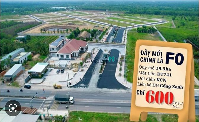 Hình ảnh Đất nền liền kề kcn Tân Bình Tân Uyên, ngay Làng đại học Cổng Xanh.