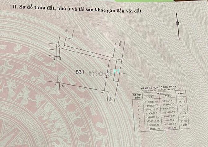 Hình ảnh Bán lô đất lớn 405m2 thổ cư toàn bộ , vuông vức 16x25, giá 18 tỷ