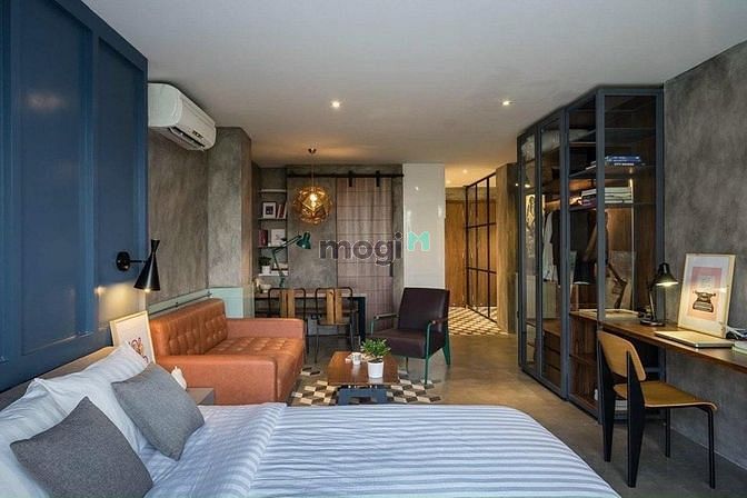 Hình ảnh C.Hộ Studio balcony full nội thất view bờ kè Hoàng Sa gần Cầu Công Lý