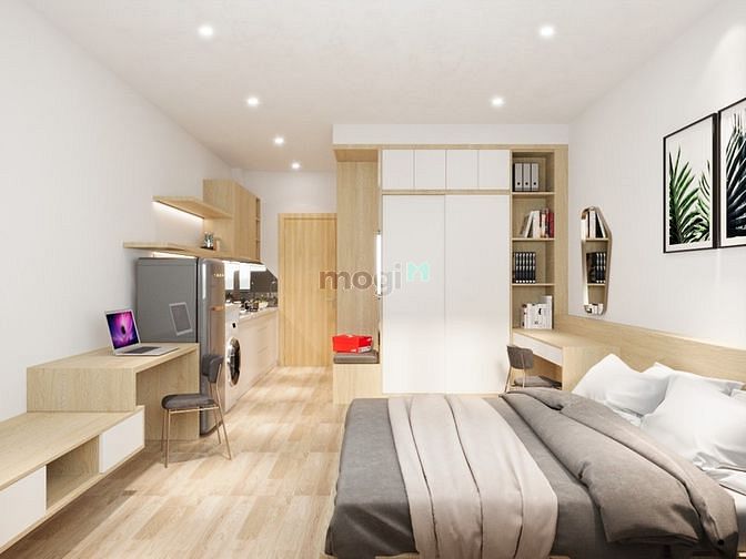 Hình ảnh Căn Hộ Studio Cao Cấp Bếp Xa Giường , Máy Giặt Riêng - Ký Con Quận 1