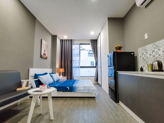 Hình ảnh Studio cửa sổ Trần Bình Trọng Quận 5, thang máy, nội thất full