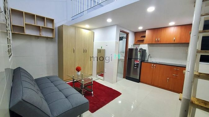 Hình ảnh Duplex gác cao_28m2_ban công_cửa sổ thoáng_FULL nội thất
