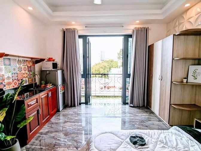 Hình ảnh Mb6623 nạp rút nhanh chóng studio ban công ngay Phạm Văn Hai - full nội thất