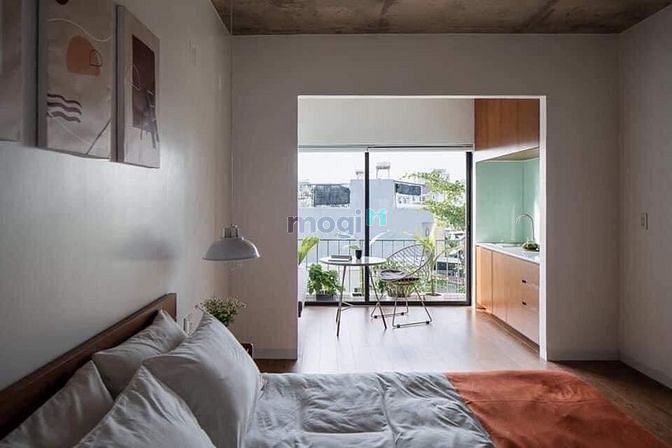 Hình ảnh Căn Hộ studio ban công full nội thất ngay Nguyễn Thị Minh Khai
