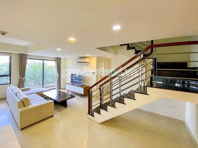 Hình ảnh Duplex Masteri Thảo Điền cho thuê, Tầng thấp, 177m2, 4PN-3WC, full nt
