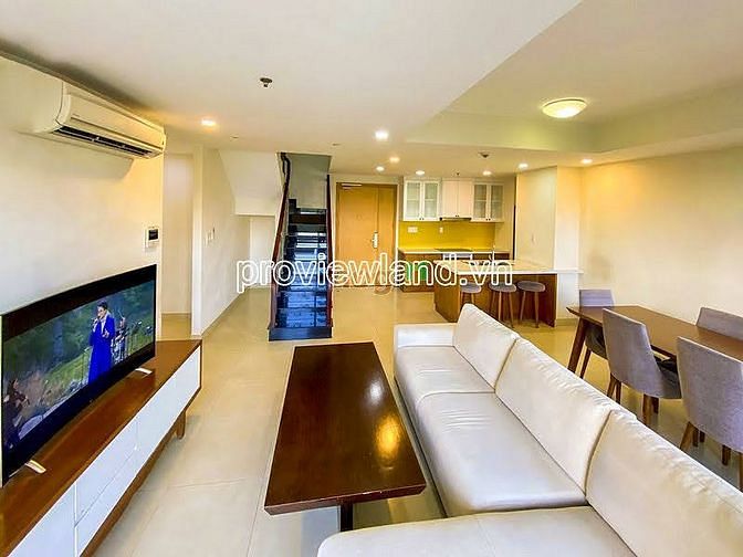 Hình ảnh Duplex Masteri Thảo Điền cho thuê, Tầng thấp, 177m2, 4PN-3WC, full nt
