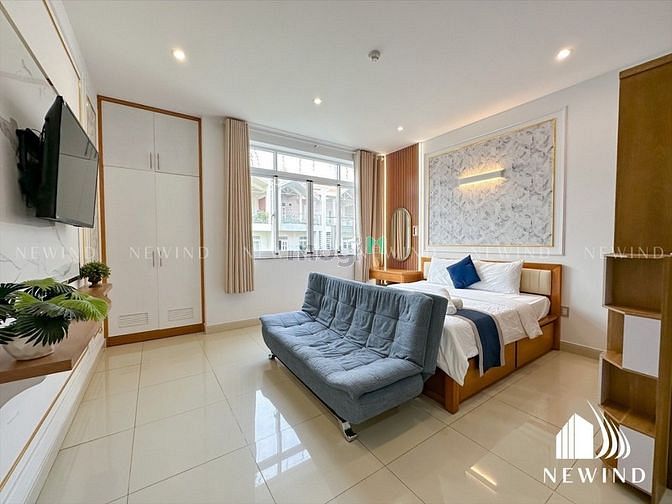 Hình ảnh Trống Căn Hộ Studio Ban Công Full Nội Thất Sát Lotte Quận 7