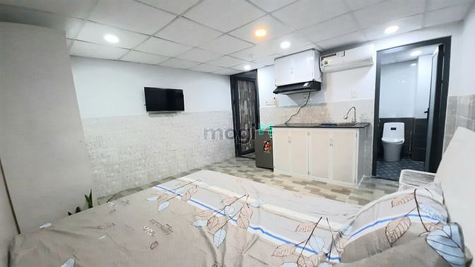 Hình ảnh Studio full nội thất Tân Kiểng Q7_Sát Lottemart_Cửa sổ lớn