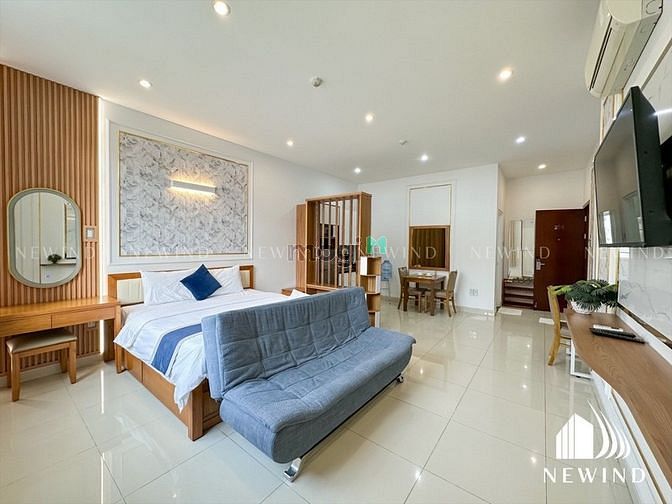 Hình ảnh Trống Căn Hộ Studio Ban Công Full Nội Thất Sát Lotte Quận 7