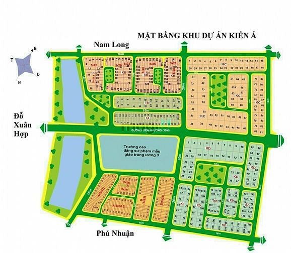 Hình ảnh Đất mặt tiền Đ.D5 KDC Kiến Á Liên Phường Q9 , 336m2 giá 65tr/m2 TL