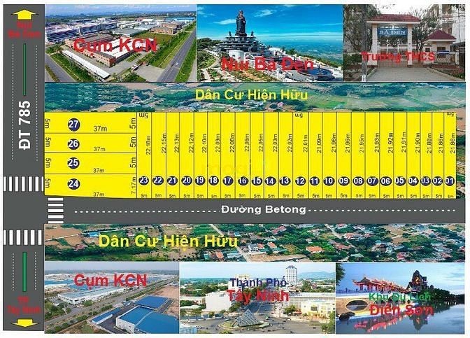 Hình ảnh Chủ Kẹt Tiền Cần Bán Lô Đất 200m2/ 450 Triệu , Sổ Hồng Riêng .