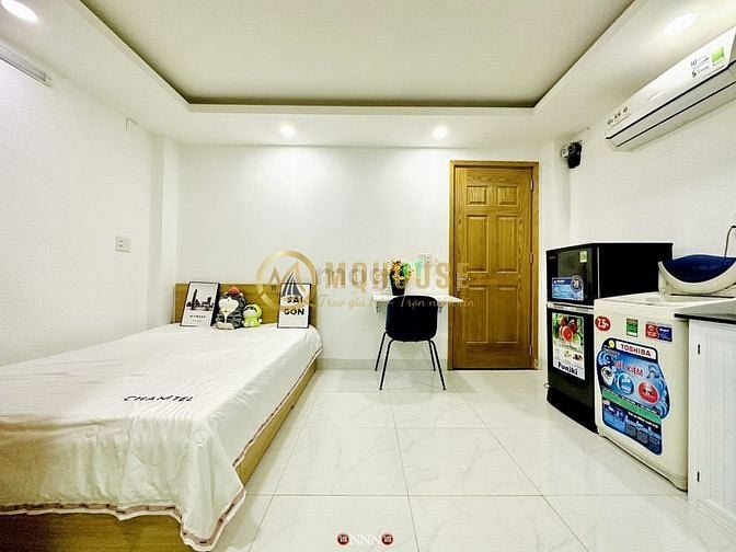 Hình ảnh Cho Thuê Căn Hộ Studio Full Nội Thất Gần Chợ Bà Chiểu - Phan Chu Trinh
