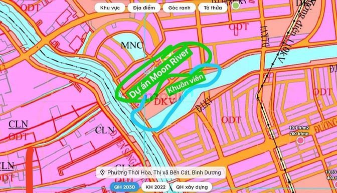 Hình ảnh Bán Đất Thổ cư giá rẻ view sông Thị Tính Đ. Vành Đai 4 Bến Cát 12tr/m2