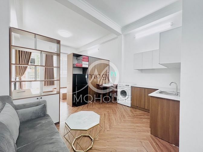 Hình ảnh 💯 Căn Hộ 1PN 50m2 View Hoàng Sa, Gần cầu Thị Nghè - Ban công lớn