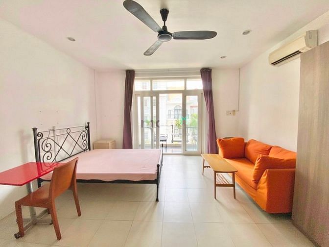 Hình ảnh Cho thuê căn studio ban công quận 2, Full nội thất