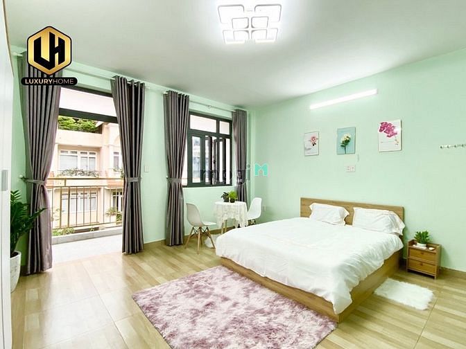 Hình ảnh Cho thuê Studio rộng 40m2, Ban công, Full nội thất Sát Lotte Quận 7