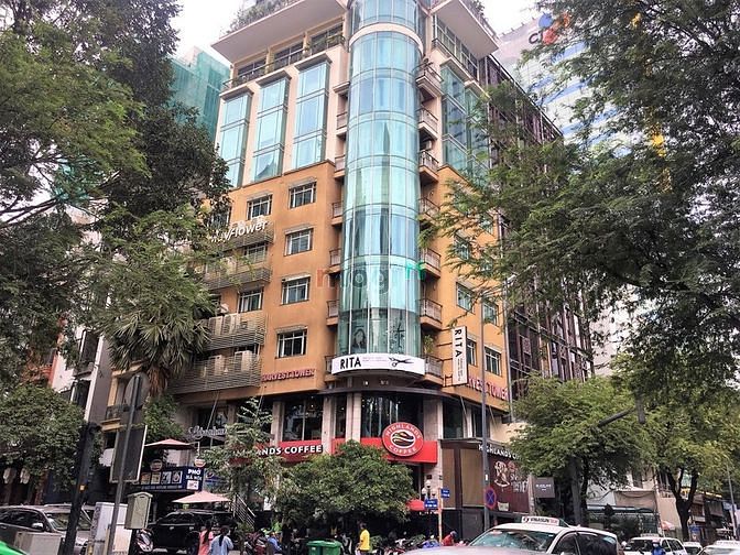 Hình ảnh Tòa Nhà Duy nhất 2000M2, thang máy, có PCCC,Lê Thánh Tôn Q1 chỉ 400tr