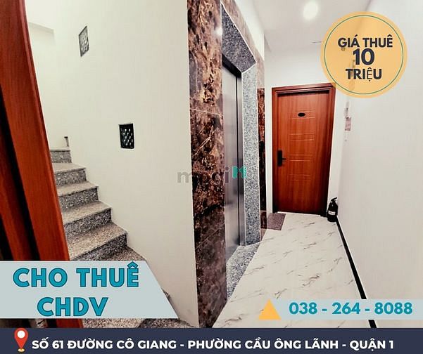 Hình ảnh Cho Thuê CHDV Cao Cấp MOONA, MỚI 100% số 61 Cầu Ông Lãnh, Quận 1