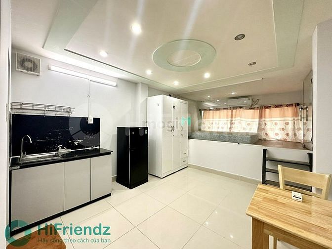 Hình ảnh **Studio Ban công+1PN rộng rãi_Thang máy_gần Nowzone_Vạn Hạnh Mall**