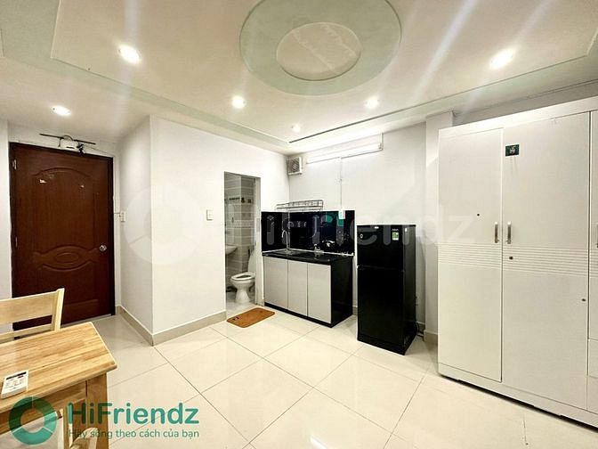 Hình ảnh **Studio Ban công+1PN rộng rãi_Thang máy_gần Nowzone_Vạn Hạnh Mall**