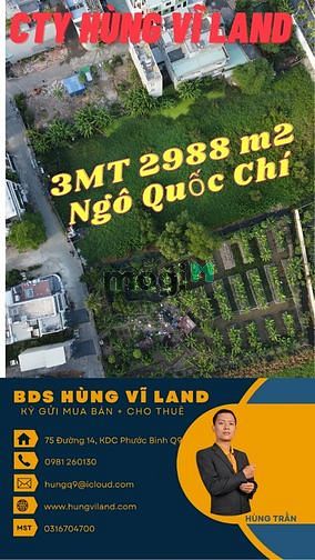 Hình ảnh BDS HVL Siêu Cò! Phí 2% Lô 3000 m² Bình Chiểu 3MT chốt sâu 55 tỉ 15/05