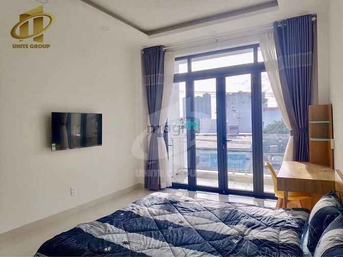 Hình ảnh Căn Hộ Studio 30m2 - Full NT - Bancon - Mặt Tiền, P. Tân Quy Q7
