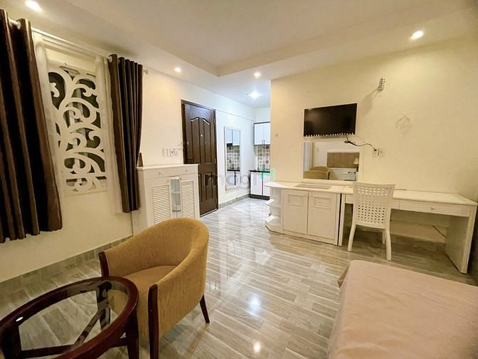 Hình ảnh Studio full nội thất bancon gần chợ Tân Mỹ Crescent mall ĐH TDTU RMIT