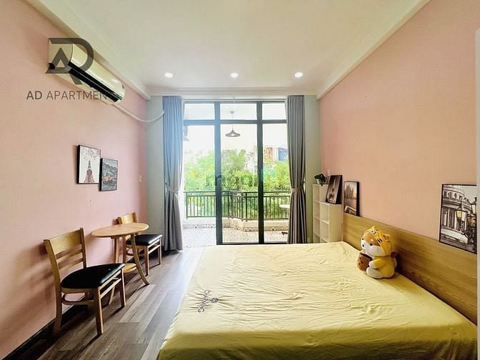 Hình ảnh Căn Hộ Studio Ban Công 40m2 , Bếp Xa Giường - Ngay Hoàng Sa Quận 3