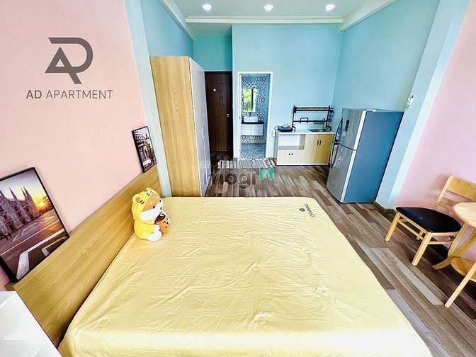 Hình ảnh Căn Hộ Studio Ban Công 40m2 , Bếp Xa Giường - Ngay Hoàng Sa Quận 3