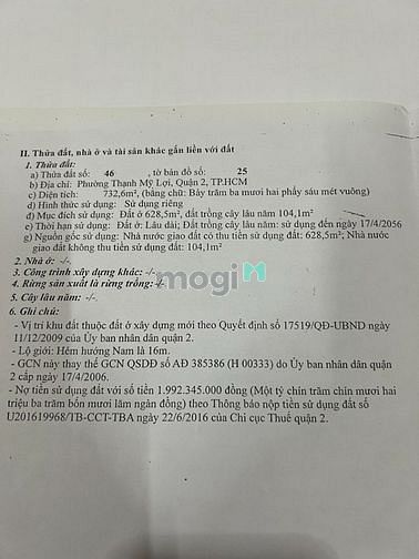 Hình ảnh Cần bán đất góc 2 mặt tiền đường đẹp