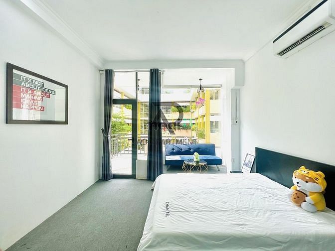 Hình ảnh Căn Hộ Studio Ban Công Rộng 40m2- Full NT - Nguyễn Phi Khanh Quận 1