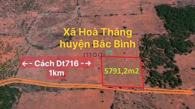 Hình ảnh 5.791m2 giá 984 triệu – Sổ Hồng mới- ck 10%- đất Hoà Thắng