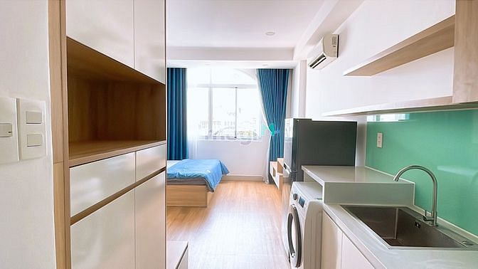 Hình ảnh Mb6623 nạp rút nhanh chóng full NT cửa sổ lớn máy giặt riêng , bếp đôi gần chợ Bến Thành