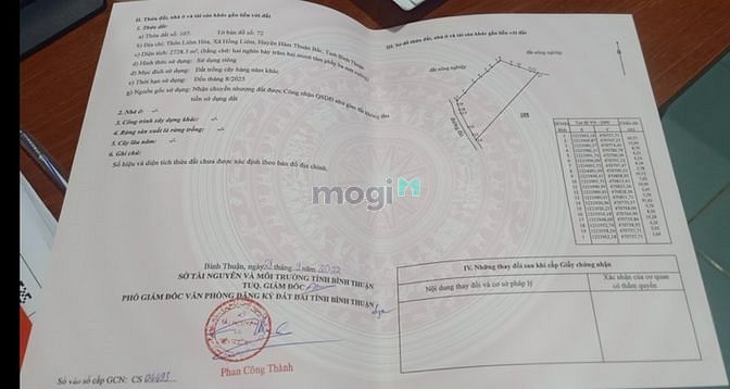 Hình ảnh Đất Hàm Thuận Bắc – Khu dân cư – cách QL1A khoảng 500m – ck 10% –SHR