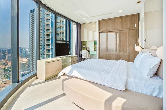 Hình ảnh C H Vinhomes Ba Son 3PN vòng cung   view Bitexco 2800$