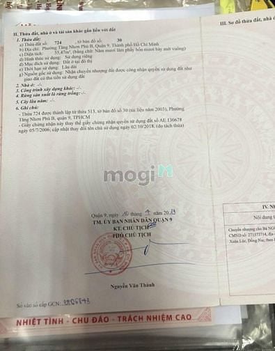 Hình ảnh Bán đất đường 11 ngay sau trường Hoa Lư Tăng Nhơn Phú B Quận 9