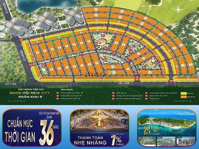 Hình ảnh Đất nền biển Tp Quy Nhơn,Chiết khấu 41%,Thanh toán dài hạn 36 tháng