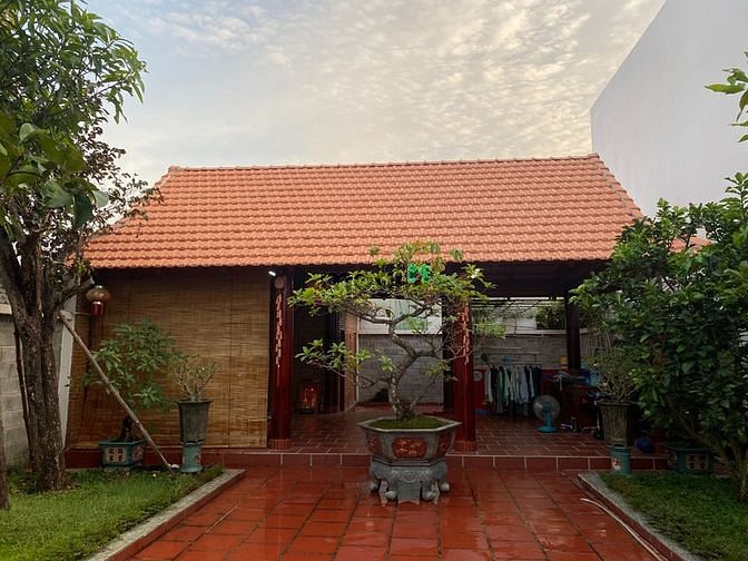 Hình ảnh Cần bán căn nhà vườn 220m2 và miếng đất gần bên, gần sông Vĩnh Bình