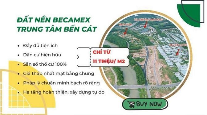 Hình ảnh Dự án Moon River-CĐT Becamex IDC An cư trên đất vàng trung tâm Bến Cát