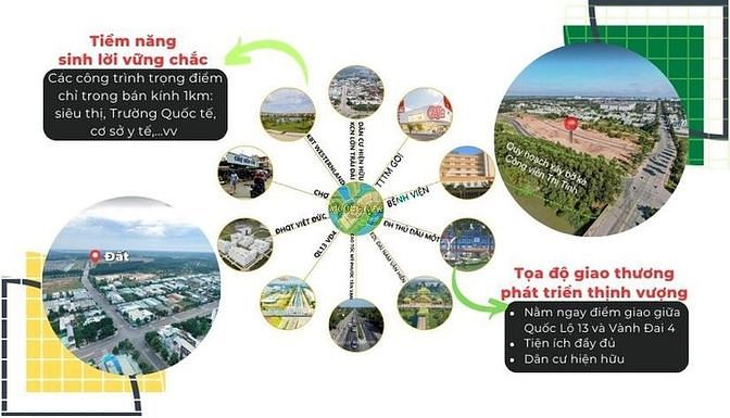 Hình ảnh Dự án Moon River-CĐT Becamex IDC An cư trên đất vàng trung tâm Bến Cát