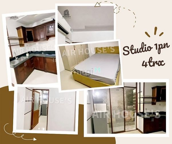 Hình ảnh Siêu phẩm studio 1PN tách bếp full nội thất có chỗ phơi đồ riêng